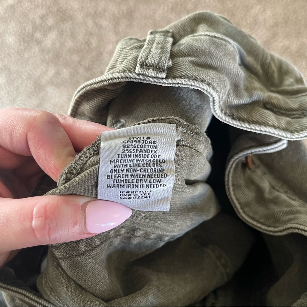 Sanctuary The Marine Crop Standard Rise Wide Leg Jeans Gray Wash Women's Size 26 - Picture 10 of 10